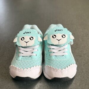 ASICS Kids Mint Green Sneakers